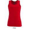 SOL´S SPORTY TT / Dámske športové tielko - red S