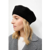 Vlnená baretka Answear.LAB L11.CMS čierna ONE SIZE