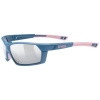 UVEX SPORTSTYLE 225 Blue Mat Rose/Mirror Silver 2023 Sportovní brýle na kolo