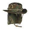 Mil-tec Boonie Rip-Stop klobúk, woodland - S