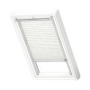 Plisé roleta na strešné okno VELUX elektrická FML MK10 1256K biela