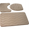 Kúpelňová predložka - Koberce kúpeľne béžové non -slip 3 cz. (Kúpelňová predložka - Koberce kúpeľne béžové non -slip 3 cz.)