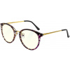 Okuliare na počítač GLASSA Blue Light Blocking Glasses PCG 010, dioptria +0,00 vínovo zlatá (8592857010001)