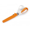 Krajčírske nožnice Fiskars na hrubé látky dĺžka 21 cm biela 1ks