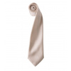 Premier Workwear Pánska saténová kravata PR750 Natural -ca. Pantone 1205 144 x 8,5 cm