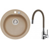 Set Alveus (dřez Niagara 10 Beige 55 + baterie Mintas Béžová/Chrom) SETA25263
