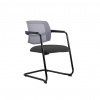 Antares Konferenčná stolička LAPEL Visitor, čierne lyžiny, BN6 antracit