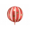 Balón s hviezdičkami, 75 cm, červený, cirkus
