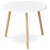 Autronic BONTEC Konferenčný stolík 60x60x51cm, mdf, biela, AF-1144 WT Farba: Biela