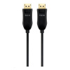 PREMIUMCORD Optický DisplayPort 1.3/1.4 přípojný kabel M/M, zlacené konekt. 15m kport6-15