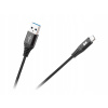 Kábel Rebel USB - microUSB typ B 1 m čierny