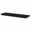 Autronic Polička nástěnná 80 cm, MDF, barva černá, baleno v ochranné fólii P-025 BK