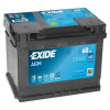 Exide štartovacia batéria Start-Stop AGM 12V 60Ah 680A EK600 EXIDE EXIDEEK600