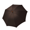 Doppler Manufaktur Oxford Diplomat AC - luxusný pánsky / dámsky palicový dáždnik hnedá 618/7