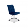 SIGNAL MEBLE Detská stolička Q-020 VELVET, granátová bluvel 86