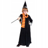 KOSTÝM ČARODEJNÍKA A KOSTÝM HARRY POTTER XL 130-140CM 5 KS