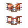 Trestles AKCIA - Balíček 10x Policový regál 1800x1800x500