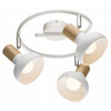 Stropné svietidlo, lampa - Candellux Puerto Spiral White s drevom (Candellux Puerto Spiral White s drevom)