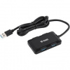 YENKEE YHB 4341BK Hub 4x USB 3.0 čierny