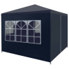 Párty stan 3x3 m, modrý-ForU-45097