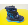 Detské kožené zimné topánky D.D.Step W071 - 42680B royal blue