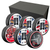 Florida Panthers - 2025 Stanley Cup Champs NHL 6 Puck Set one size