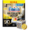 Finish Ultimate Plus All in 1 kapsule do umývačky riadu Lemon 90 ks