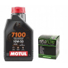 OLEJ MOTUL 7100 1L 10W50 4t ma2 + filter HIFLO HF652