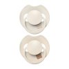 Lovi Cumlík silikónový dynamický Prime 6-18 m 2 ks Coconut/Ivory