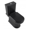 Villeroy & Boch Hommage - WC kombi misa, vario odpad, CeramicPlus, TitanGlaze, Pure Black 666210R7