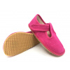 Beda barefoot papuče růžová třpytka (BF 060010/W) 29, Vnitřní délka topánky: 18,7 cm, Vnitřní šířka topánky: 7,5 cm