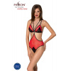 Čierno-červené sexi body Peonia