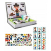 Magnetická knižka puzzle, edukačná montessori hračka - povolania, 101 dielikov (W053)