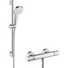 Hansgrohe 27081400 Croma Select E Vario sprchová súprava na stenu s termostatom, 65 cm, biela / chróm