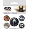 Pyramid International Sada placek Star Wars: Mandalorian This is the Way