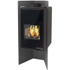 Krbové kachle HS Flamingo DeLuxe PULAU 9kW HSF42-026 čierna