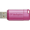 Verbatim USB flash disk, USB 2.0, 128GB, Store,N,Go PinStripe, ružový, 49460, pre archiváciu dát