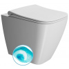 GSI NUBES COLOR NUBES WC misa stojaca, Swirlflush, 35x52cm, spodný/zadný odpad, biela dual-mat 961009