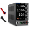 WANPTEK DPS305U 4-MIESTNY LABORATÓRNY NAPÁJACÍ ZDROJ AC 230V DC 0-30V/0-5A