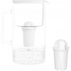 Wessper Sklenená kanvica AquaClassic D2 3,3 l, biela + 1 filter