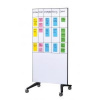 Legamaster Glassboard tabuľa biela na kolieskach 90 x 175 cm