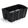 PlasticFuture Truhlík na zábradlie CROWL antracit 39,3cm