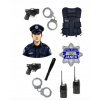 CUKROVÁ TLAČ jedlý obrázok na tortu Cukrová hmota Polícia Policajt odznak + MENO