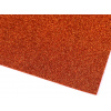 Samolepiaca penová guma Moosgummi s glitrami 20x30 cm Farba: 2 oranžová - tmavá