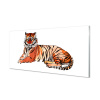 Nástenný panel maľované tiger 100x50 cm