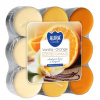 Aura Bispol Vanilla-Orange vonné čajové sviečky 18ks