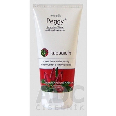 PEGGY nové gély kapsaicín 1x170 g