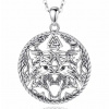 For Silver Vikingský náhrdelník s príveskom Vlka - Striebro 925
