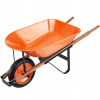 SucceBuy Transportný Fúrik 140x62x58CM Nosnosť 120KG Oranžový+Čierny