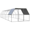 Vonkajšia klietka pre sliepky 3x12x2 m pozinkovaná oceľ-ForU-3089328